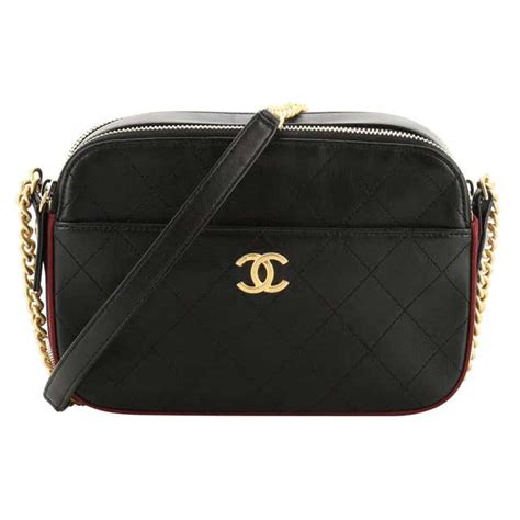 chanel button up camera case|chanel camera handbags.